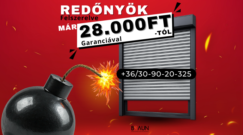 Redőny 28.000 Ft-tól felszerelve? Amit vásárlás előtt tudnod kell_braun_arnyekolastechnika